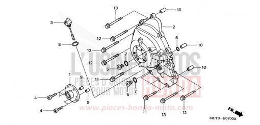 PANNEAU CARTER-MOTEUR D. FJS6001 de 2001